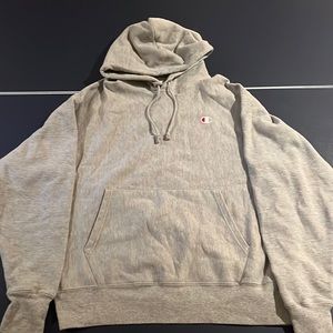 Champion Gray Men’s Hoodie Large